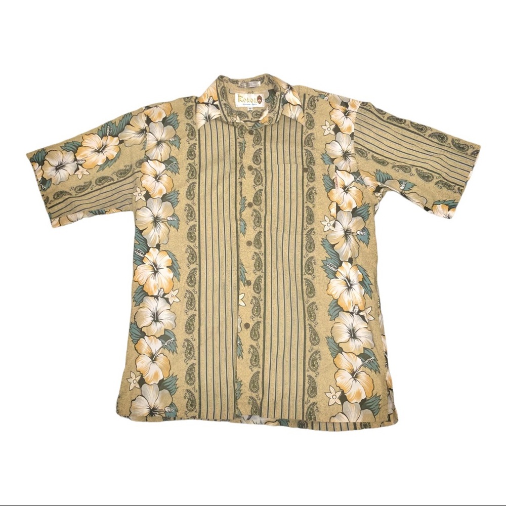 Rokoko Hawaiian Shirt Hibiscus Aloha Short Sleeve